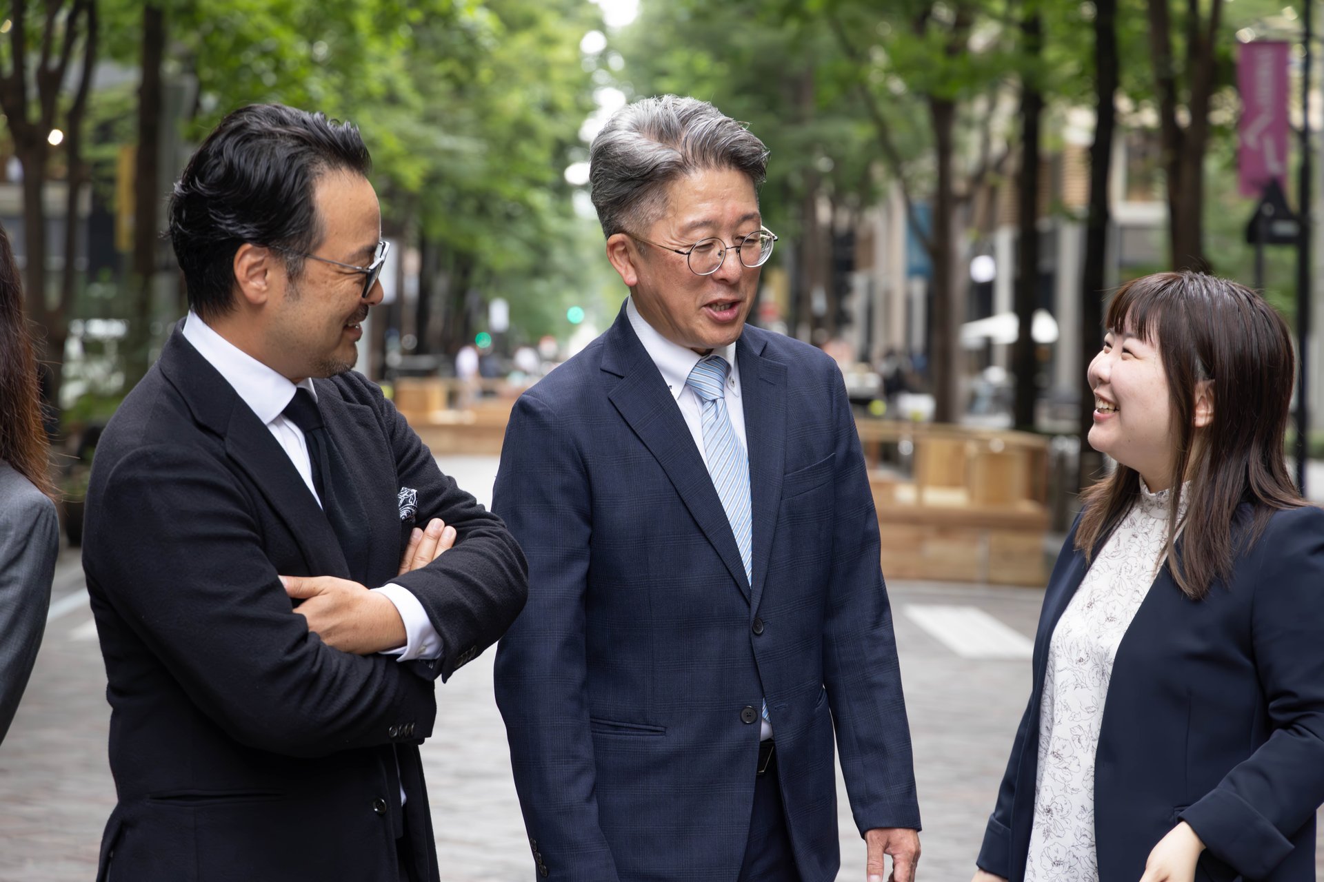 Mr.LAND team in Marunouchi